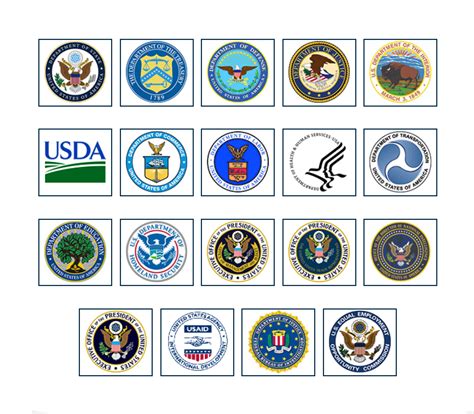government logos with names